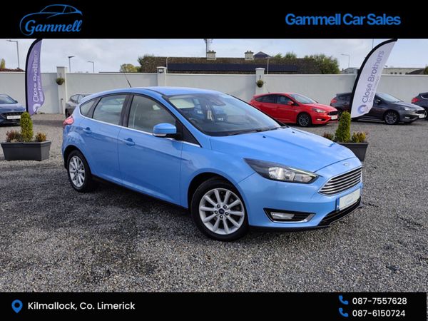 Ford Focus Hatchback, Diesel, 2017, Blue