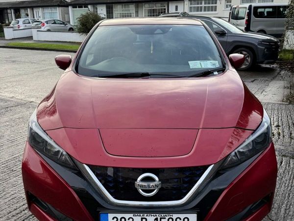 Nissan Leaf Hatchback, Electric, 2020, Red