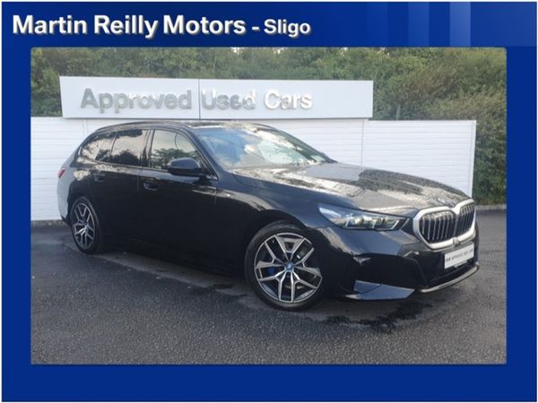 BMW 5-Series Estate, Petrol Plug-in Hybrid, 2025, Black