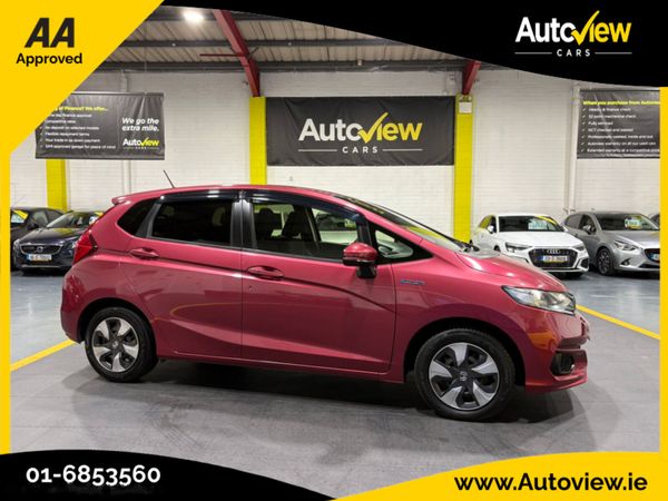 Honda Fit Hatchback, Petrol Hybrid, 2019, Red