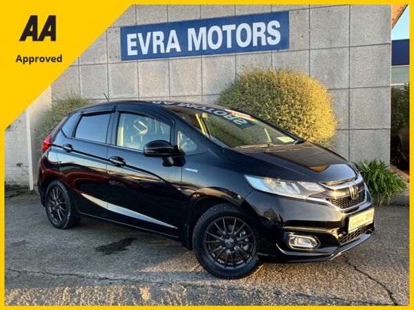 Honda Fit Hatchback, Petrol Hybrid, 2018, Black