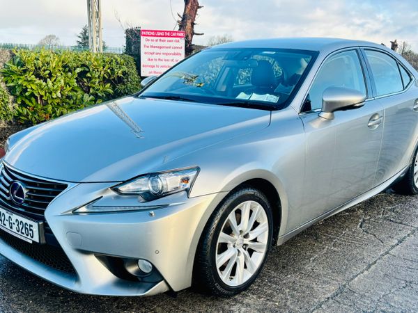 Lexus IS Saloon, Petrol Hybrid, 2014, Silver