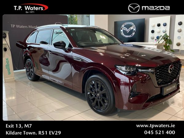 Mazda CX-80 SUV, Petrol Plug-in Hybrid, 2026, Red