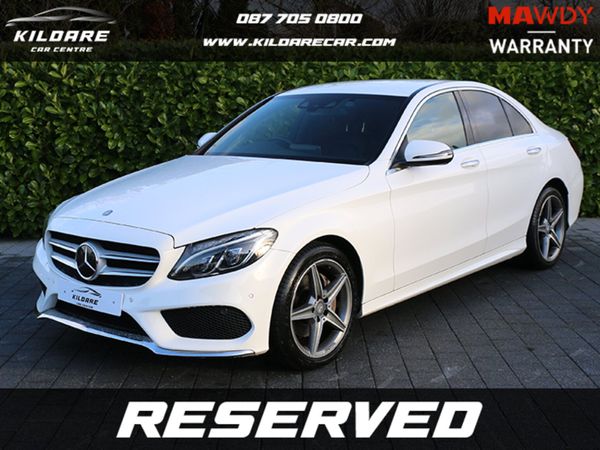 Mercedes-Benz C-Class Saloon, Diesel, 2016, White