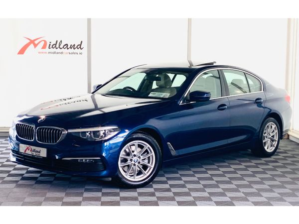 BMW 5-Series Saloon, Diesel, 2019, Blue