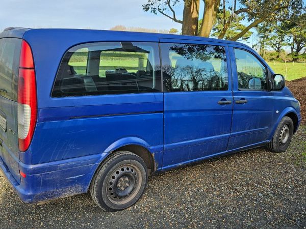 Mercedes-Benz Vito Van With Side Windows, Diesel, 2008, Blue