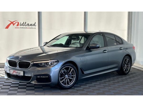 BMW 5-Series Saloon, Diesel, 2018, Blue