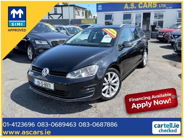 Volkswagen Golf Estate, Diesel, 2015, Black