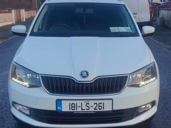 Skoda Fabia Estate, Petrol, 2018, White