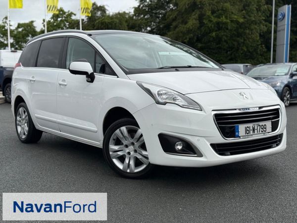 Peugeot 5008 MPV, Diesel, 2016, White