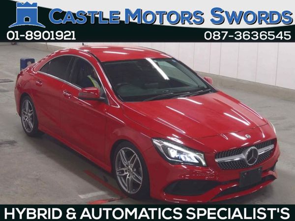 Mercedes-Benz CLA Coupe, Petrol, 2017, Red