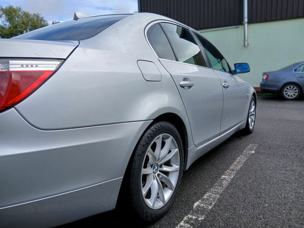 BMW 5-Series Saloon, Diesel, 2008, Silver