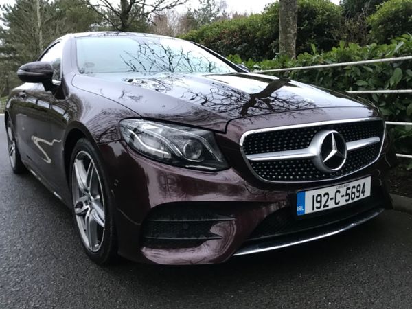 Mercedes-Benz E-Class Coupe, Diesel, 2019, Red