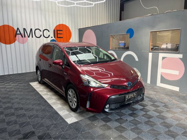 Toyota Prius Saloon, Petrol Hybrid, 2019, Red