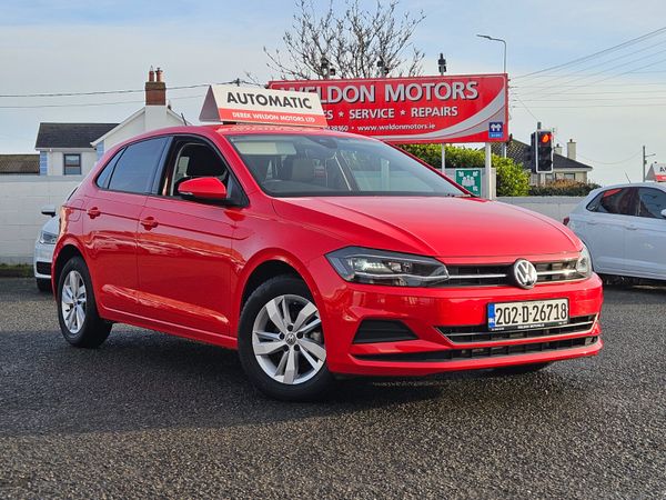 Volkswagen Polo Hatchback, Petrol, 2020, Red