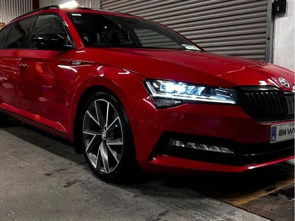 Skoda Superb Estate, Diesel, 2021, Red