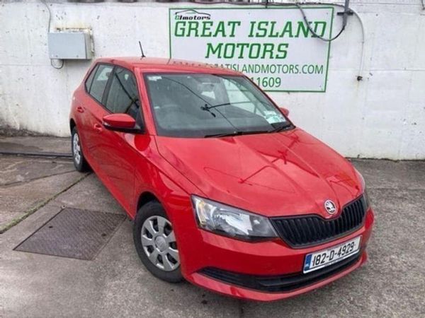 Skoda Fabia Hatchback, Petrol, 2018, Red