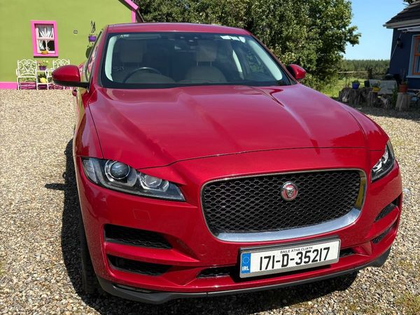 Jaguar F-Pace SUV, Diesel, 2017, Red