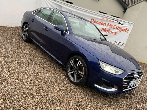 Audi A4 Saloon, Diesel, 2021, Blue