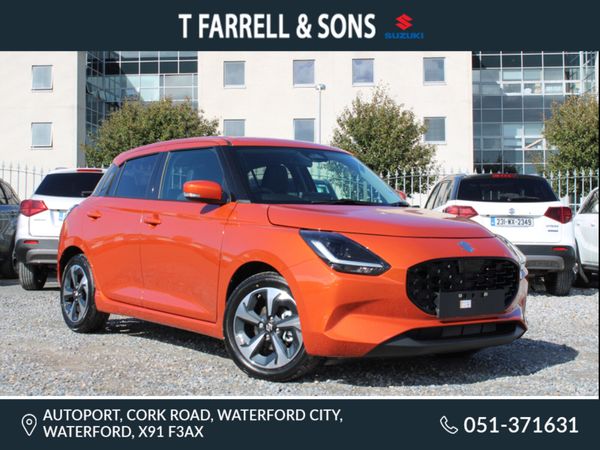 Suzuki Swift Hatchback, Petrol Hybrid, 2026, Orange