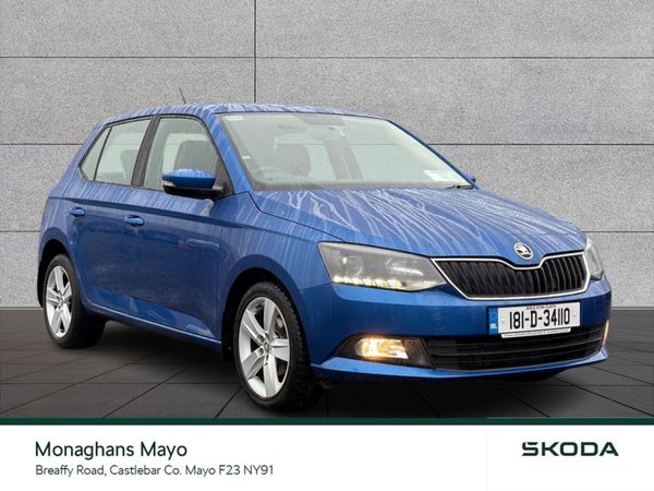 Skoda Fabia Hatchback, Petrol, 2018, Blue