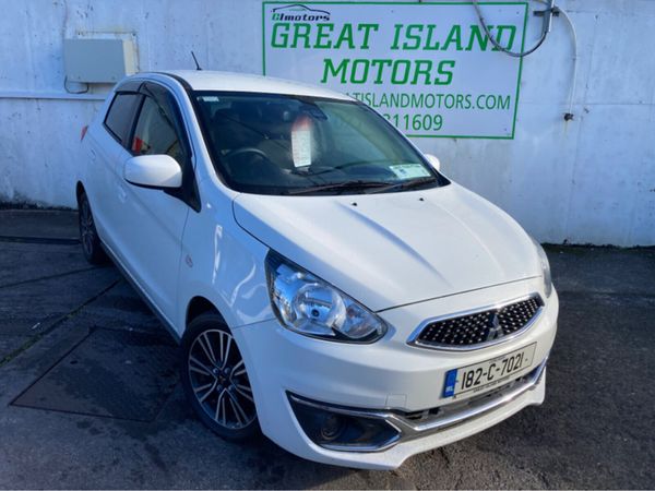 Mitsubishi Mirage Hatchback, Petrol, 2018, White