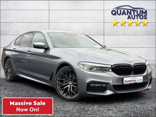 BMW 5-Series Saloon, Petrol Plug-in Hybrid, 2018, Blue