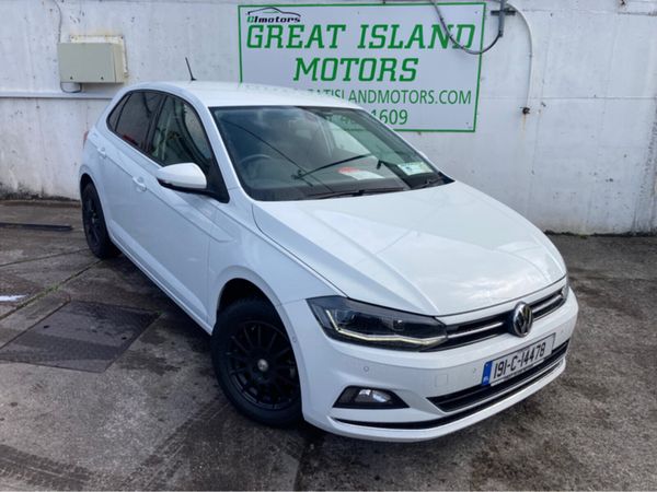 Volkswagen Polo Hatchback, Petrol, 2019, White
