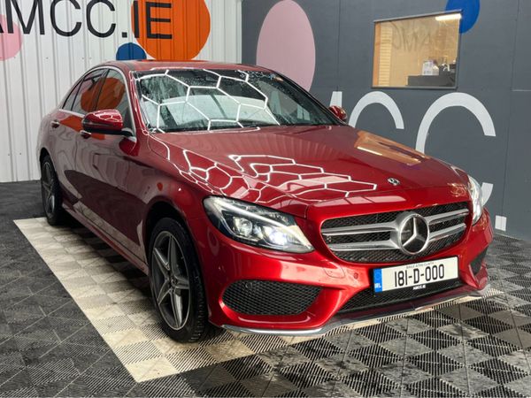Mercedes-Benz C-Class Saloon, Diesel, 2018, Red
