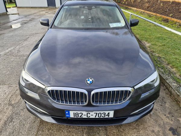 BMW 5-Series Saloon, Petrol Plug-in Hybrid, 2018, Grey