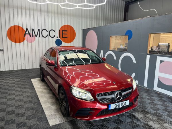 Mercedes-Benz C-Class Saloon, Diesel, 2019, Red