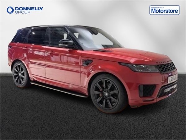 Land Rover Range Rover Sport Estate, Petrol Hybrid, 2019, Red