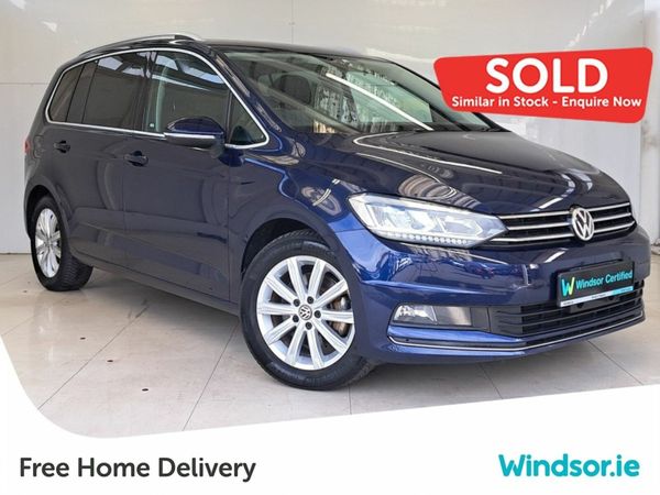 Volkswagen Touran MPV, Petrol, 2018, Blue