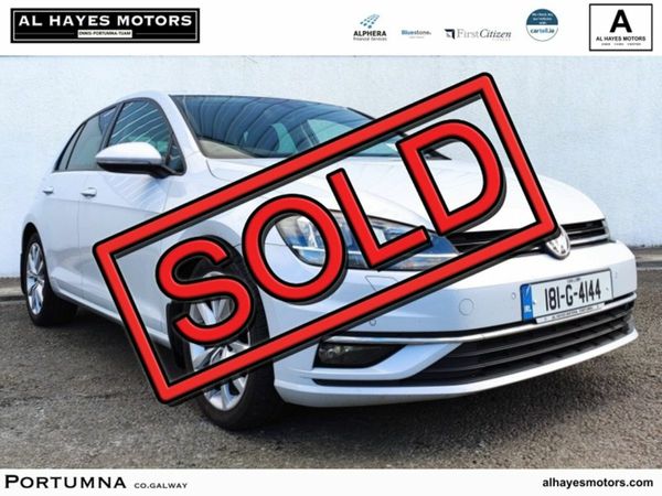 Volkswagen Golf Hatchback, Diesel, 2018, White