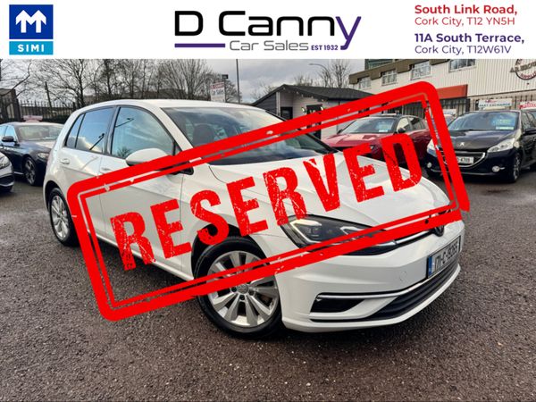 Volkswagen Golf Hatchback, Petrol, 2017, White