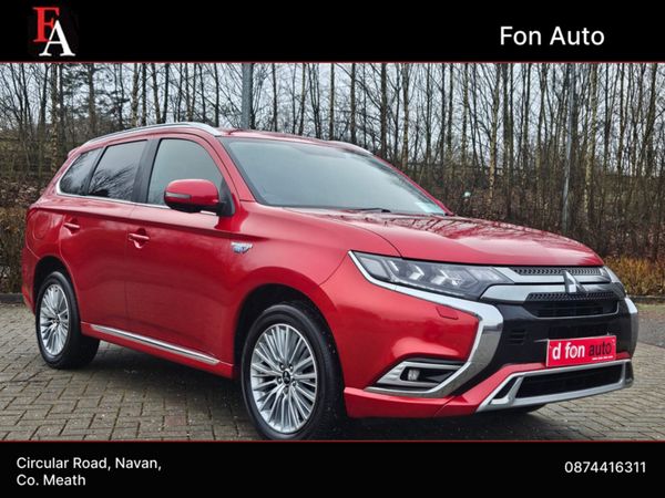 Mitsubishi Outlander SUV, Petrol Plug-in Hybrid, 2019, Red
