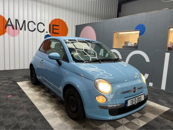 Fiat 500 Hatchback, Petrol, 2013, Blue