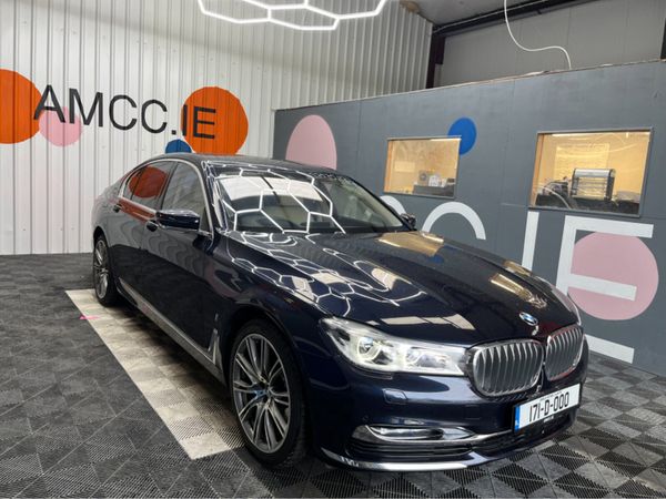 BMW 7-Series Saloon, Petrol Plug-in Hybrid, 2017, Blue