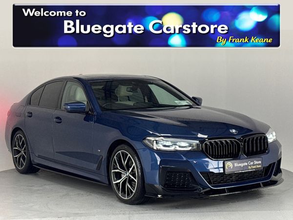 BMW 5-Series Saloon, Diesel, 2021, Blue