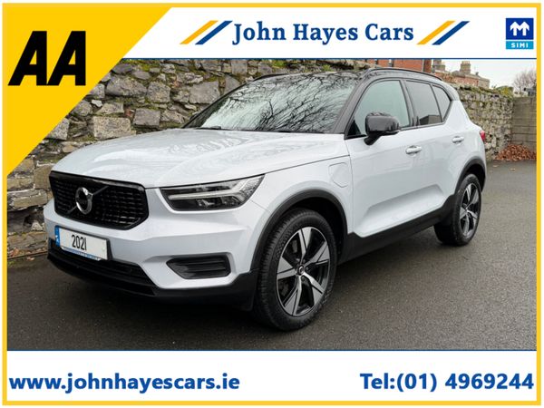 Volvo XC40 Estate, Petrol Plug-in Hybrid, 2021, Silver