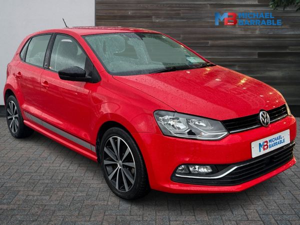 Volkswagen Polo Hatchback, Petrol, 2017, Red