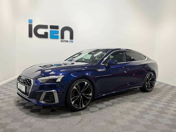 Audi A5 Coupe, Diesel Hybrid, 2020, Blue