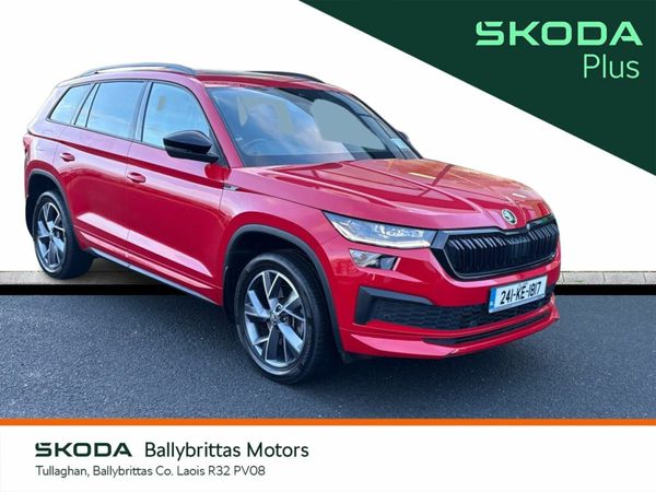 Skoda Kodiaq SUV, Diesel, 2024, Red