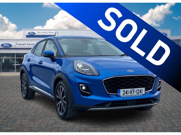 Ford Puma SUV, Petrol Hybrid, 2024, Blue