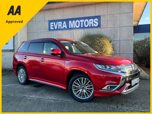 Mitsubishi Outlander SUV, Petrol Plug-in Hybrid, 2020, Red