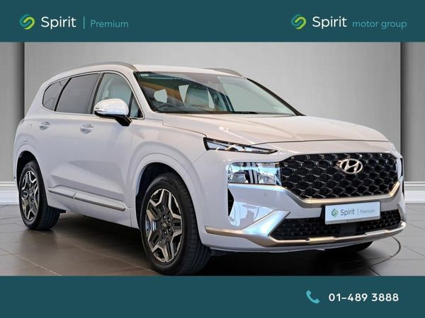 Hyundai Santa Fe SUV, Petrol Plug-in Hybrid, 2021, White