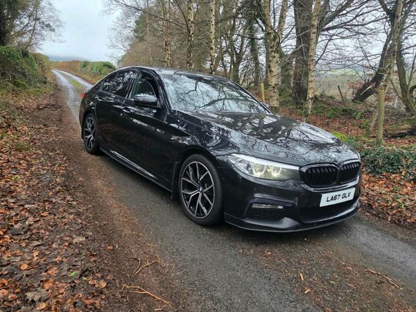 BMW 5-Series Saloon, Diesel, 2018, Black