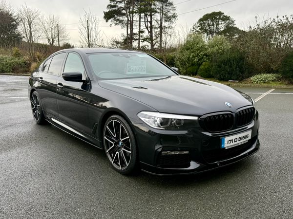 BMW 5-Series Saloon, Diesel, 2017, Black