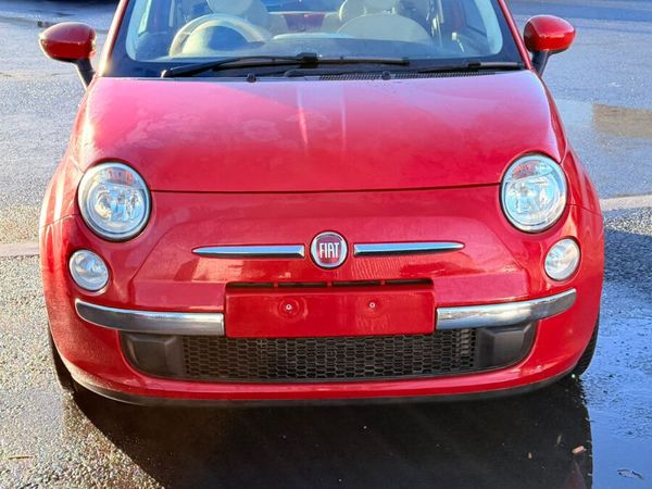 Fiat 500 Hatchback, Petrol, 2012, Red