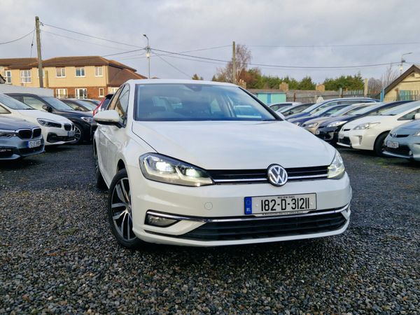 Volkswagen Golf Hatchback, Petrol, 2018, White